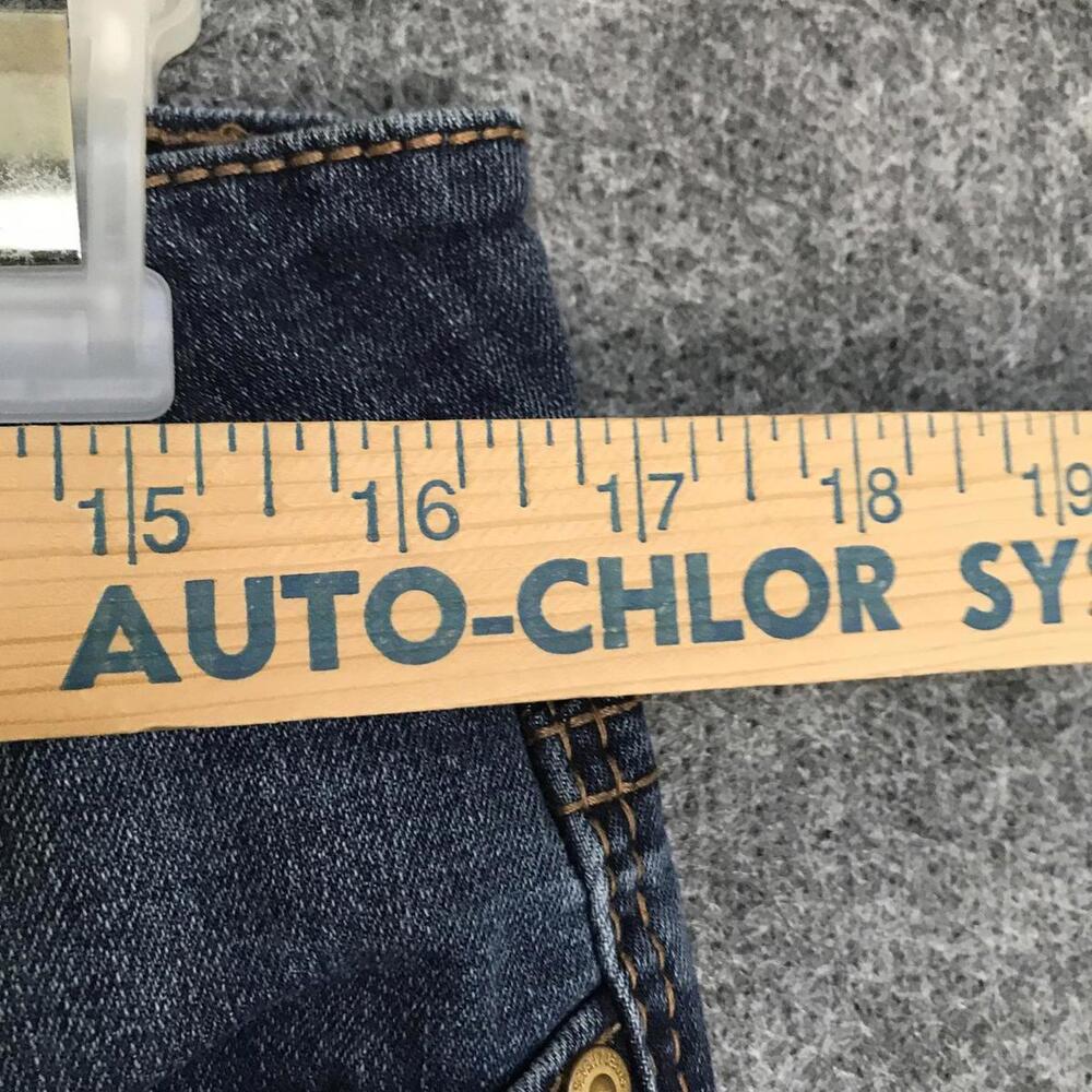 Seven 7 Tummyless High Rise Skinny Women's Size 12 Blue 5-Pocket Denim Jeans - Picture 4 of 8